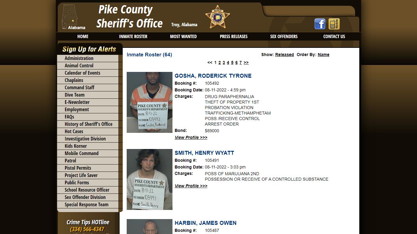 Inmate Roster - Pike County Sheriff's Office
